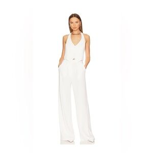 Amanda Uprichard White Jumpsuit NWT Revolve